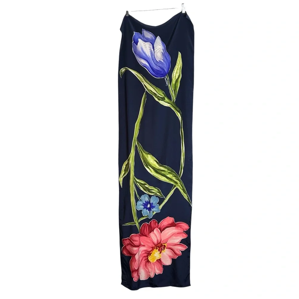 Diane Von Furstenburg Floral Scarf